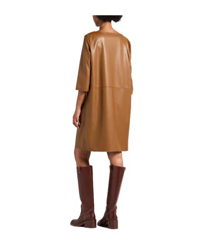 Max Mara Short Dresses In Brown
