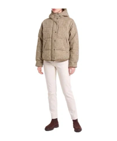 Brunello Cucinelli Multicolor Down Jacket In Neutral