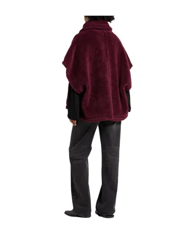 Max Mara Simple Teddy Fleece Coat In Multi