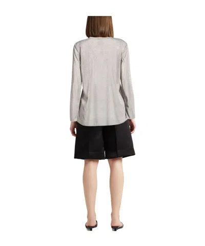 Max Mara Solid Color Tops In Multi