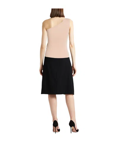 Max Mara Solid Color One-shoulder Tops In Pink
