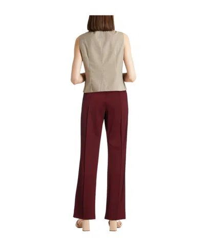 Max Mara Solid Color Flared Trousers In Multi