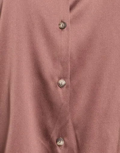 Max Mara Solid Colour Shirts In Pink