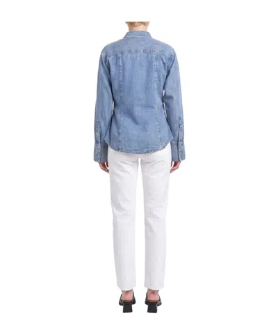 Rag & Bone Denim Shirts In Blue