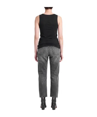 Rag & Bone Plain Colour Vests In Black