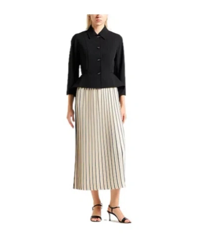 Max Mara Minimalist Blazer In Black