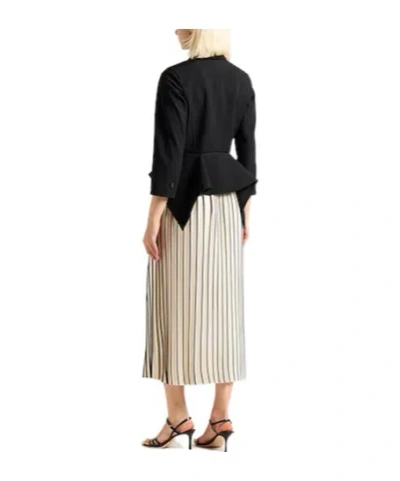 Max Mara Minimalist Blazer In Black