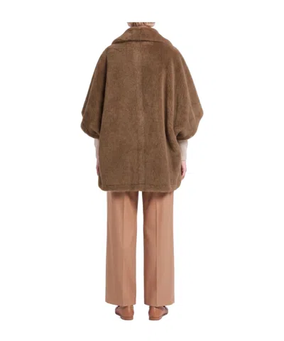 Max Mara Solidcolor Coat In Brown