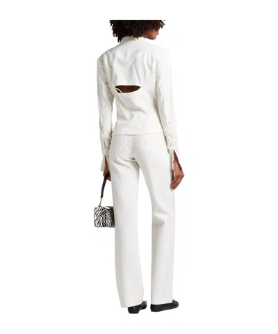 Jacquemus Single-breasted Fitted Suit In White