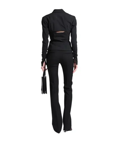 Jacquemus Single-breasted Suit Jacket In Black
