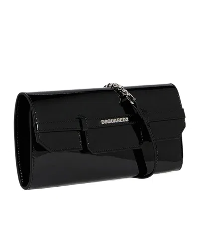 Dsquared2 Chic Night Clutch In Black