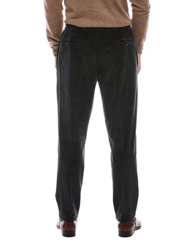 Isaia Drawstring Trouser In Gray