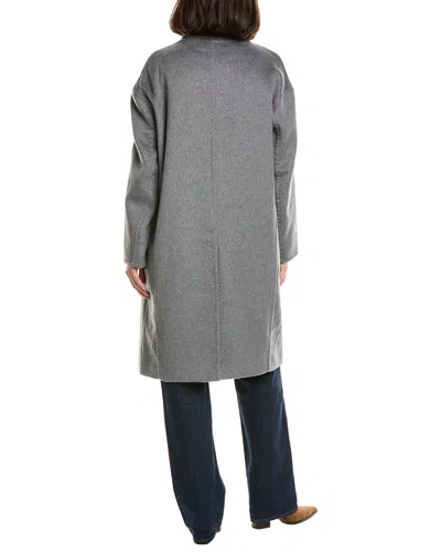 Vince Wool-blend Long Coat In Multi