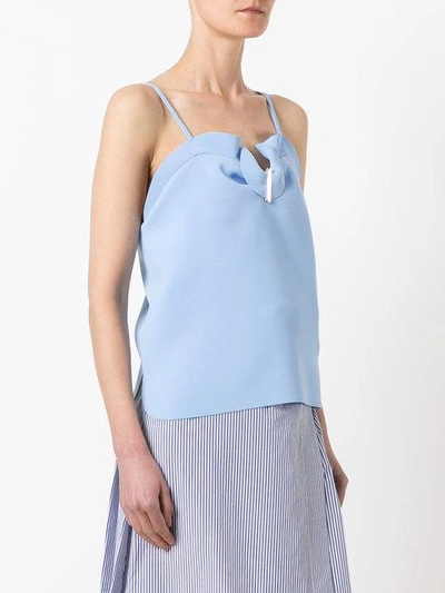 Shop Carven Pleated Neck Top