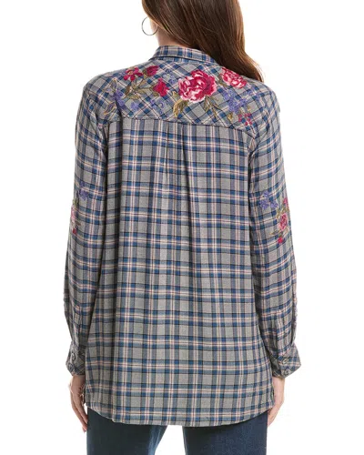 Johnny Was Side Button Henley Tunic