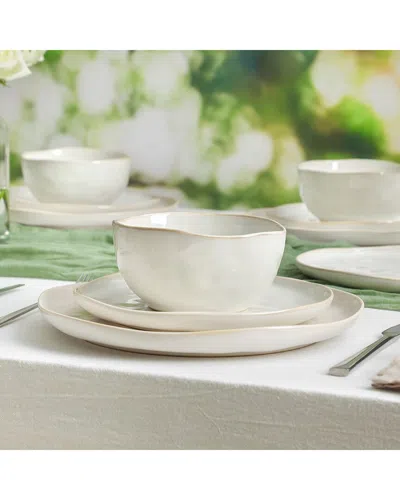 Stone Lain Mirella 12pc Dinnerware Set In White