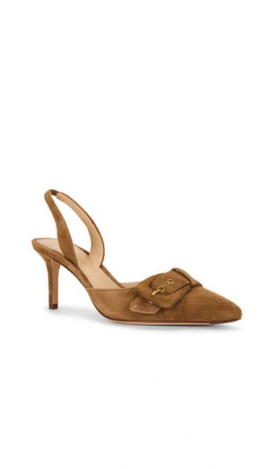 Veronica Beard Lenora Slingback Pump In Chestnut