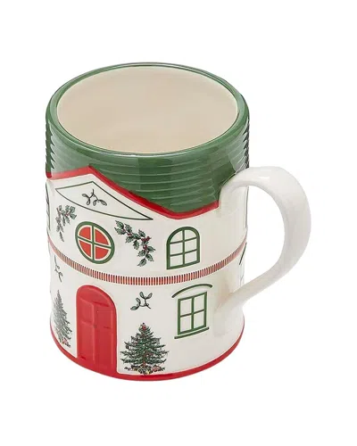 Spode Christmas Tree Village 11oz Mug In Multi