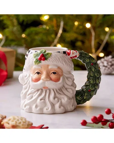 Spode Christmas Tree Polka Dot Santa Toby Mug