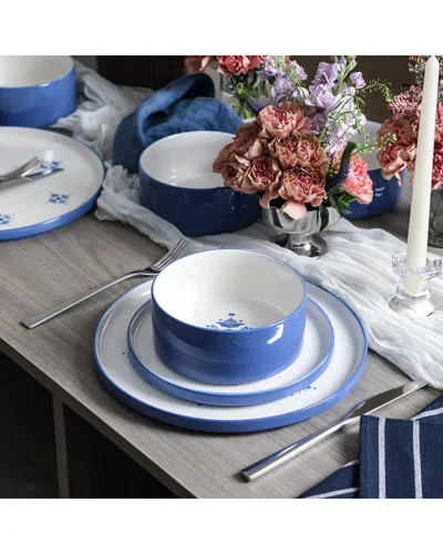 Stone Lain Cobalt 12pc Dinnerware Set In Blue