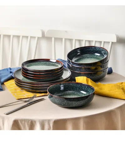 Stone Lain Remy 12pc Dinnerware Set In Blue