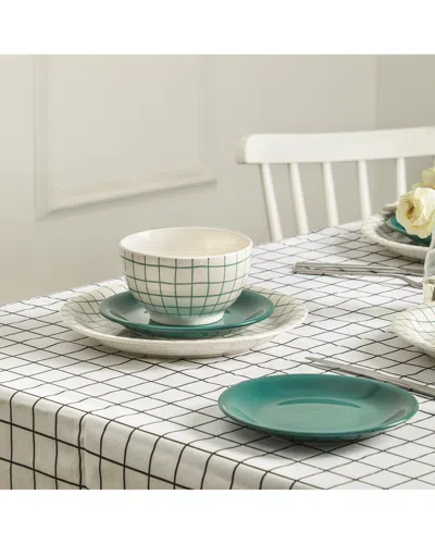 Stone Lain Ash Stoneware 12-piece Dinnerware Set In Multi