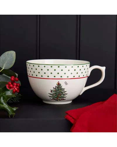 Spode Christmas Tree Polka Dot 20oz Jumbo Mug