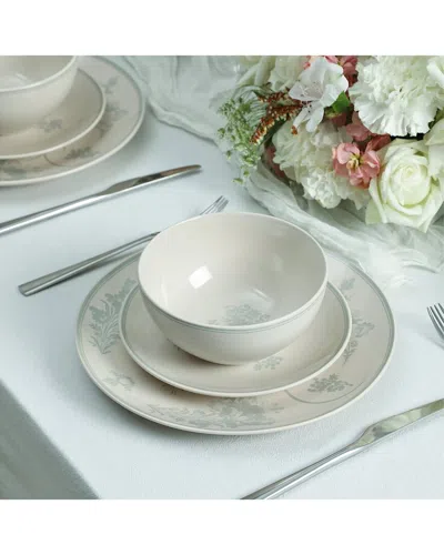 Stone Lain Opal 12pc Dinnerware Set In Grey