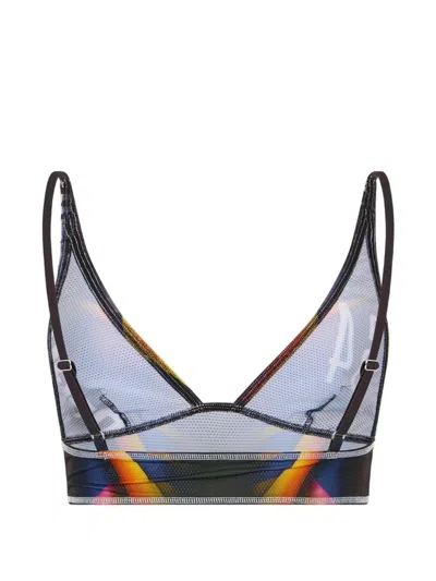Dsquared2 Ski Leaf Triangle Bra In Multi