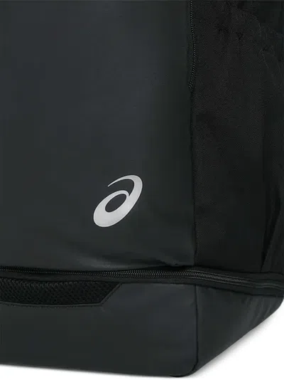 Asics Logo-print Zip-around Backpack In Black