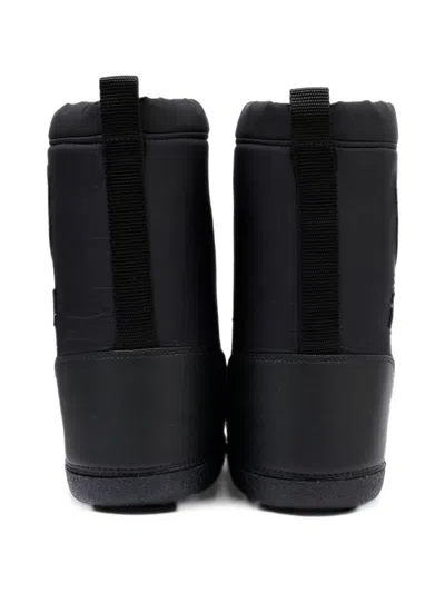 Moschino Teddy Bear Patch Boots In Multi