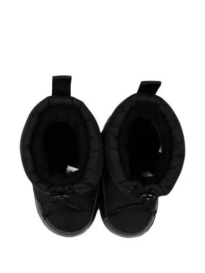 Moschino Teddy Bear Patch Boots In Multi