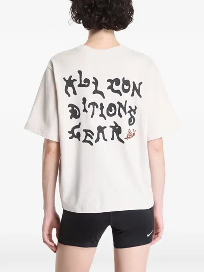 Nike Acg Logo-print T-shirt In White