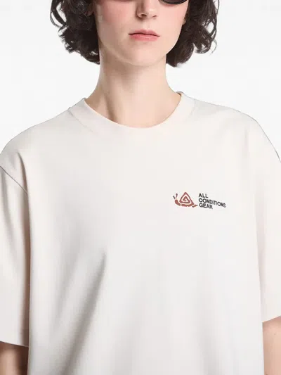 Nike Acg Logo-print T-shirt In White