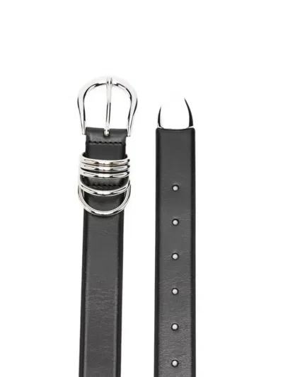 Dehanche Hollyhock Man Leather Belt In Multi