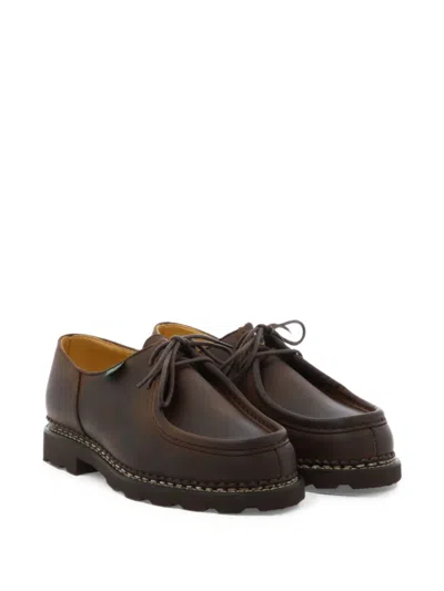 Paraboot Derby Michael In Pelle Liscia In Animal Print