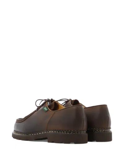 Paraboot Derby Michael In Pelle Liscia In Animal Print