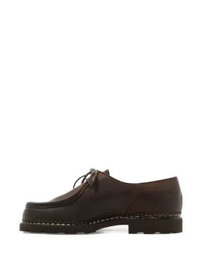 Paraboot Derby Michael In Pelle Liscia In Animal Print