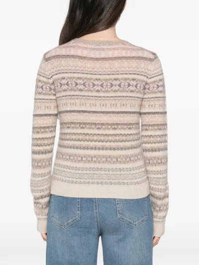 Bompard Button-up Cardigan In Brown