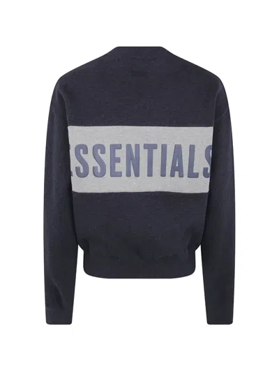 Essentials Panelled Classic Sweatshirt In Blue