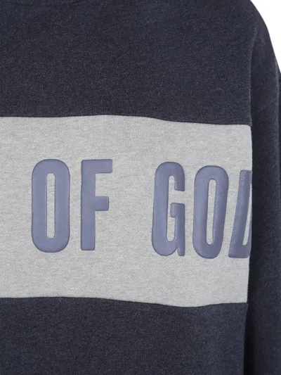 Essentials Panelled Classic Sweatshirt In Blue