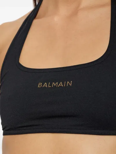 Balmain Logo-embellished Bikini In Multi