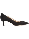 Manolo Blahnik Bb Suede 50mm Pump In Black