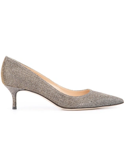 Manolo Blahnik Metallic Bb 50 Pumps | ModeSens