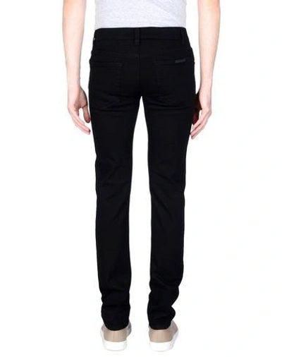 Shop Dolce & Gabbana Denim Pants In Black