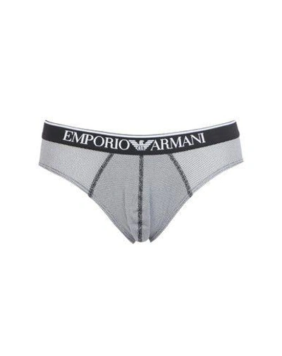 Shop Emporio Armani Briefs In Black