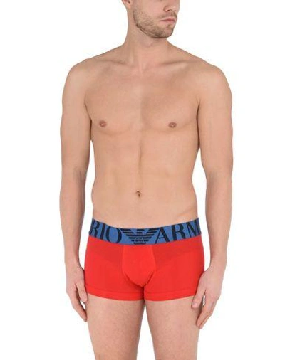 Shop Emporio Armani Boxers In Red