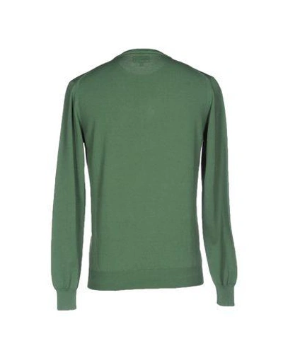 Shop Les Hommes Sweater In Green