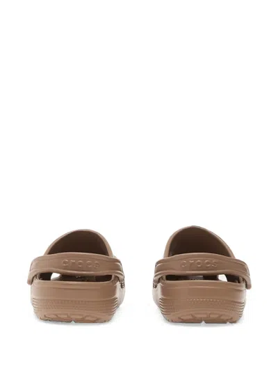 Crocs Perforated Slingback Sandals In Neutral