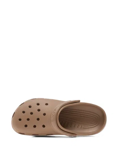 Crocs Perforated Slingback Sandals In Neutral